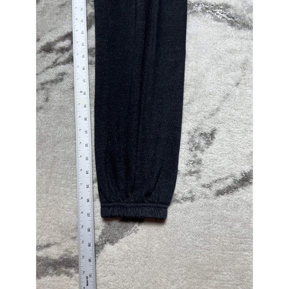 AVIATOR NATION Rainbow Stitch Sweatpants Black Grey Two Tone One Leg M Médium - Picture 5 of 8